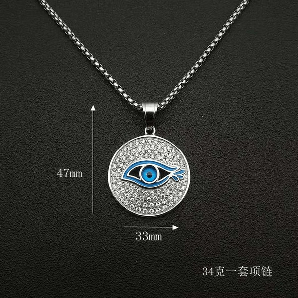 Wholesale silver stainless steel necklace JDC-NE-FY042 Necklaces 福友 Wholesale Jewelry JoyasDeChina Joyas De China