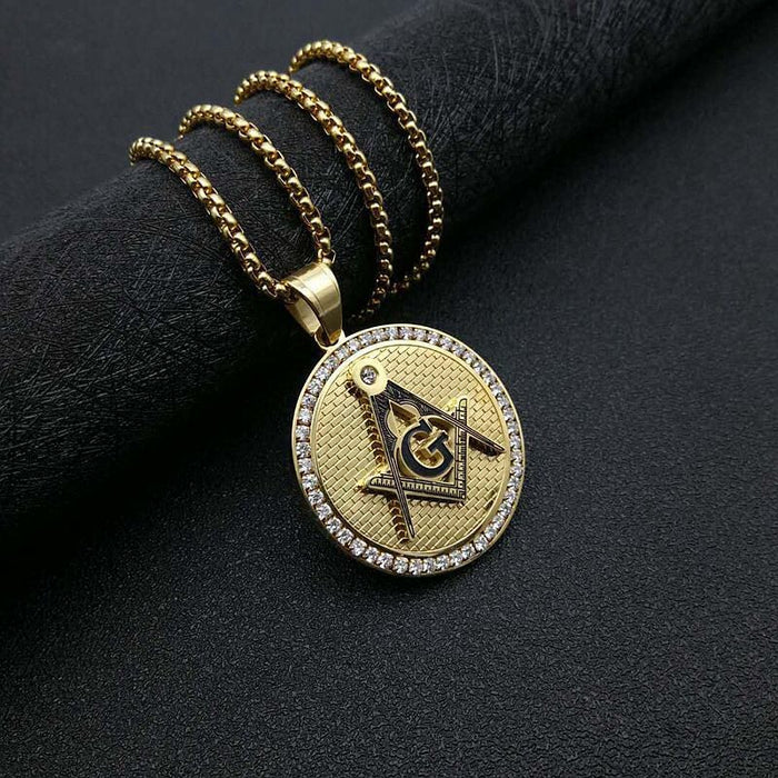 Wholesale silver stainless steel necklace JDC-NE-FY044 Necklaces 福友 Gold single pendant Wholesale Jewelry JoyasDeChina Joyas De China