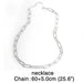 Bulk Jewelry Wholesale silver titanium Cuban Necklaces JDC-NE-AS258 Wholesale factory from China YIWU China