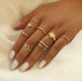 Wholesale Simple Love Star Alloy Ring Set JDC-RS-RL044 Rings 瑞列 Wholesale Jewelry JoyasDeChina Joyas De China