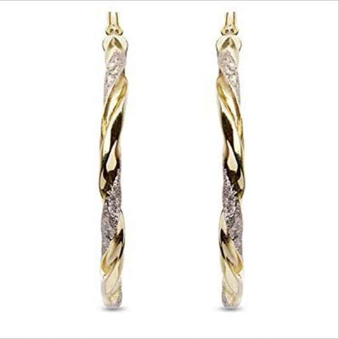 Wholesale Simple Zinc Alloy Big Earrings JDC-ES-ChenR001 Earrings 晨睿 Wholesale Jewelry JoyasDeChina Joyas De China