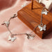 Wholesale single layer butterfly alloy bracelet JDC-BT-NZ038 Bracelet 奈珠 BZ1175baik Wholesale Jewelry JoyasDeChina Joyas De China
