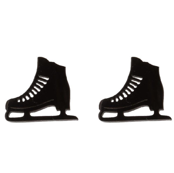 Wholesale skates sports soccer basketball stainless steel earrings MOQ≥2 JDC-ES-MOSHU001 Earrings 舒莫 407 dumb black Wholesale Jewelry JoyasDeChina Joyas De China