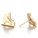 Wholesale skates sports soccer basketball stainless steel earrings MOQ≥2 JDC-ES-MOSHU001 Earrings 舒莫 407 golden Wholesale Jewelry JoyasDeChina Joyas De China
