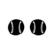 Wholesale skates sports soccer basketball stainless steel earrings MOQ≥2 JDC-ES-MOSHU001 Earrings 舒莫 409 dumb black Wholesale Jewelry JoyasDeChina Joyas De China