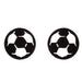Wholesale skates sports soccer basketball stainless steel earrings MOQ≥2 JDC-ES-MOSHU001 Earrings 舒莫 410 dumb black Wholesale Jewelry JoyasDeChina Joyas De China