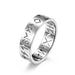 Wholesale skeletonized stainless steel ring JDC-RS-QianF009 Rings 千风 Steel color 6# Wholesale Jewelry JoyasDeChina Joyas De China