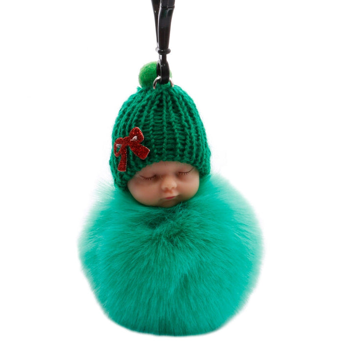 Wholesale Sleeping Doll Hair Ball Keychain JDC-KC-QiShi005 Keychains 奇释 Wholesale Jewelry JoyasDeChina Joyas De China