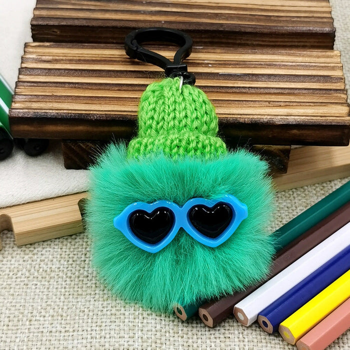 Wholesale small briquette plush keychain JDC-KC-QiShi008 Keychains 奇释 Wholesale Jewelry JoyasDeChina Joyas De China