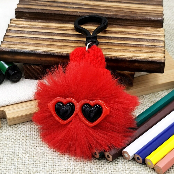 Wholesale small briquette plush keychain JDC-KC-QiShi008 Keychains 奇释 Wholesale Jewelry JoyasDeChina Joyas De China