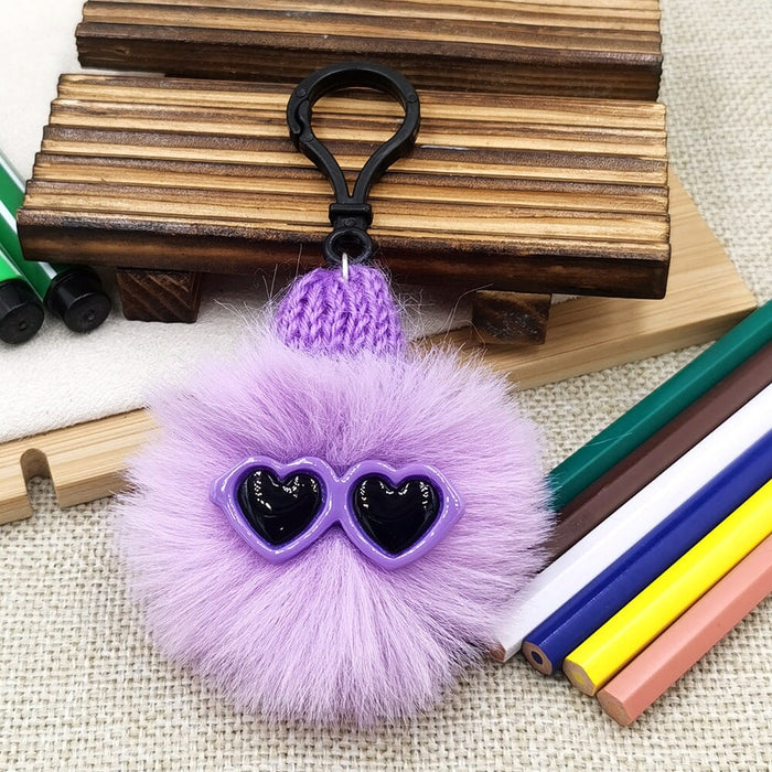 Wholesale small briquette plush keychain JDC-KC-QiShi008 Keychains 奇释 Wholesale Jewelry JoyasDeChina Joyas De China