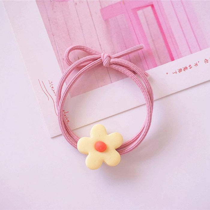 Bulk Jewelry Wholesale small daisy band hair rope JDC-HS-K055 Wholesale factory from China YIWU China