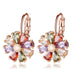 Wholesale small flower colorful zircon earrings MOQ≥2 JDC-ES-Kas001 Earrings 卡诗 Wholesale Jewelry JoyasDeChina Joyas De China