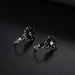 Wholesale small flower colorful zircon earrings MOQ≥2 JDC-ES-Kas001 Earrings 卡诗 Wholesale Jewelry JoyasDeChina Joyas De China