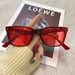 Wholesale small frame cat's eye red fashion sunglasses JDC-SG-JinF038 Sunglasses 季丰 Wholesale Jewelry JoyasDeChina Joyas De China