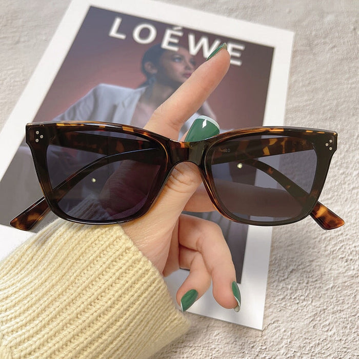 Wholesale small frame cat's eye red fashion sunglasses JDC-SG-JinF038 Sunglasses 季丰 red Wholesale Jewelry JoyasDeChina Joyas De China