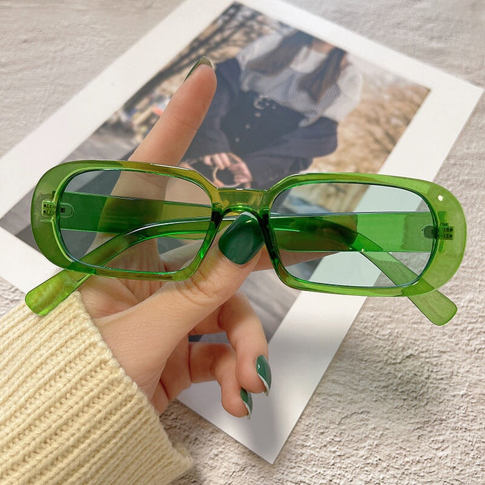 Wholesale small frame retro round sunglasses JDC-SG-JinF033 Sunglasses 季丰 GREEN Wholesale Jewelry JoyasDeChina Joyas De China