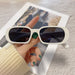 Wholesale small frame retro round sunglasses JDC-SG-JinF033 Sunglasses 季丰 WHITE Wholesale Jewelry JoyasDeChina Joyas De China