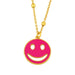 Wholesale smile expression hip hop punk neckchain JDC-NE-AS570 Necklaces 翱昇 Wholesale Jewelry JoyasDeChina Joyas De China