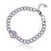Wholesale Smiley Hip Hop Titanium Steel Cuban Bracelet JDC-BT-JiuB010 Bracelet 玖柏 xl 18+3CM Wholesale Jewelry JoyasDeChina Joyas De China