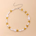 Wholesale smiling face expression pearl necklace Bohemian Necklace JDC-NE-YinH003 Necklaces 颖皓 Wholesale Jewelry JoyasDeChina Joyas De China