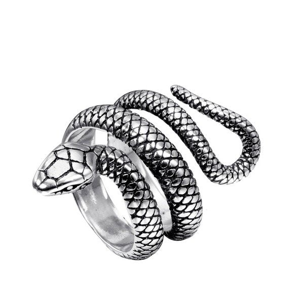 Wholesale Snake Python Titanium Steel Rings JDC-RS-XJD001 Rings 鑫晶达 Wholesale Jewelry JoyasDeChina Joyas De China