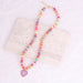 Wholesale Soft Ceramic Colored Boho Necklace JDC-NE-Bingm016 necklaces 冰萌 4# purple Wholesale Jewelry JoyasDeChina Joyas De China