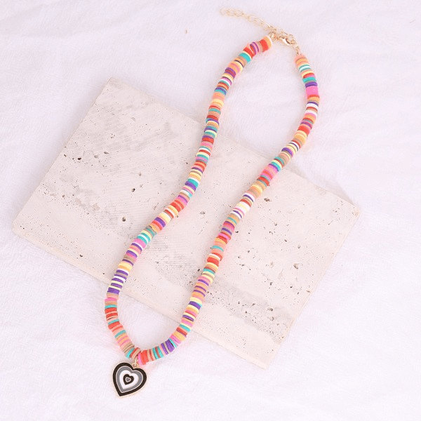 Wholesale Soft Ceramic Colored Boho Necklace JDC-NE-Bingm016 necklaces 冰萌 Wholesale Jewelry JoyasDeChina Joyas De China