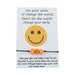 Wholesale soft ceramic resin heart-shaped smiley face knit bracelet JDC-BT-LanT016 Bracelet 阆天 Orange Wholesale Jewelry JoyasDeChina Joyas De China