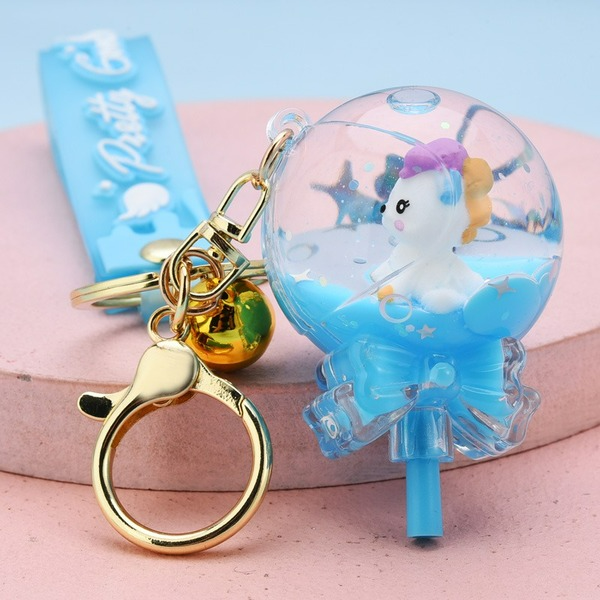 Wholesale Soft Glue Lollipop Unicorn Keychain JDC-KC-WS137 Keychains 围颂 Wholesale Jewelry JoyasDeChina Joyas De China