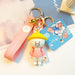 Wholesale soft plastic small blue keychain JDC-KC-GSXM056 Keychains 萌叙 student xiaofen 1 Wholesale Jewelry JoyasDeChina Joyas De China