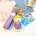 Wholesale soft plastic small blue keychain JDC-KC-GSXM056 Keychains 萌叙 Student Xiaozi 1 Wholesale Jewelry JoyasDeChina Joyas De China