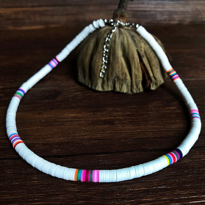 Wholesale soft pottery beach storm Simia Necklace JDC-NE-YinH008 Necklaces 颖皓 Wholesale Jewelry JoyasDeChina Joyas De China