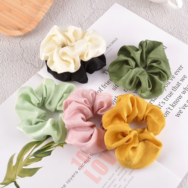 Bulk Jewelry Wholesale solid cloth Hair Scrunchies JDC-HS-K089 Wholesale factory from China YIWU China