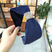 Bulk Jewelry Wholesale solid color fabric wide-edge striped velvet headband JDC-HD-O111 Wholesale factory from China YIWU China