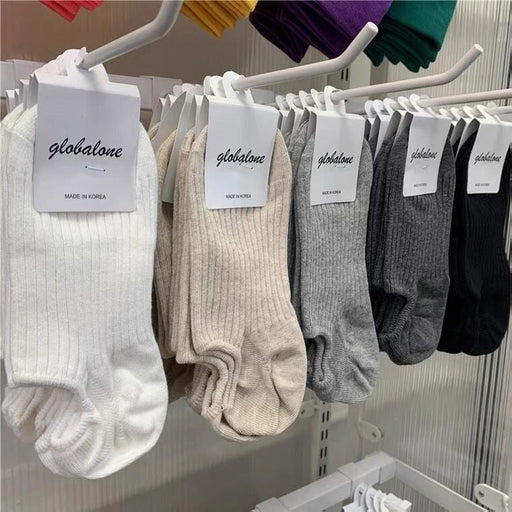 Wholesale Solid Color Polyester Boat Socks MOQ≥2 JDC-SK-XiangY003 Sock 翔域 Wholesale Jewelry JoyasDeChina Joyas De China