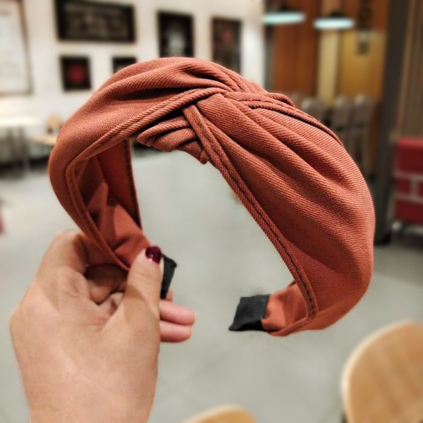 Bulk Jewelry Wholesale solid color wide-brimmed fabric hair hoopsJDC-HD-O049 Wholesale factory from China YIWU China