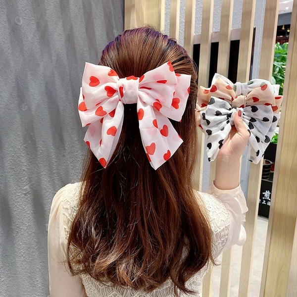 Bulk Jewelry Wholesale South Korea Chiffon big bow hairpin JDC-HD-bd016 Wholesale factory from China YIWU China