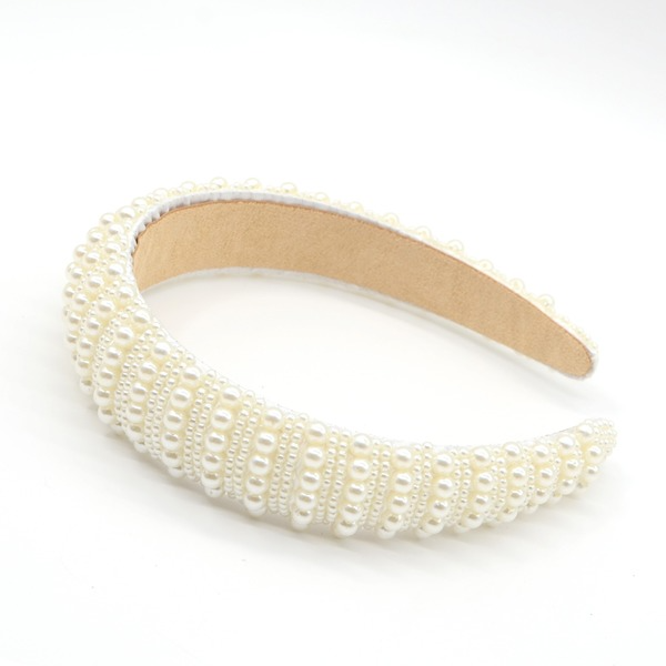 Wholesale Sponge Pearl Flannel Headband JDC-HD-Yul097 Headband 雨灵 Wholesale Jewelry JoyasDeChina Joyas De China