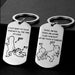 Wholesale Spoof Stainless Steel Couple Keychain JDC-KC-YiQu001 Keychains 夷趣 Wholesale Jewelry JoyasDeChina Joyas De China