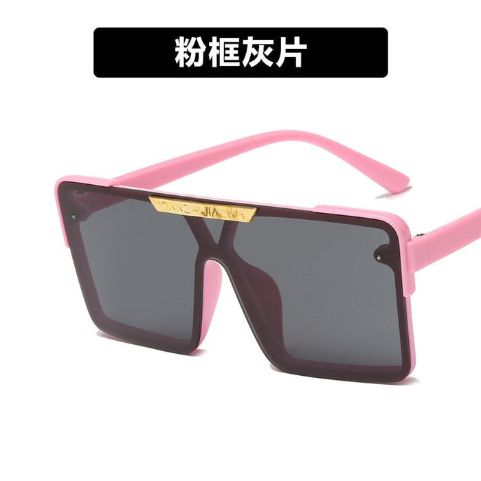 Wholesale square children's Sunglasses personality JDC-SG-PLS042 Sunglasses 普琳丝 PINK HUIPIAN P Wholesale Jewelry JoyasDeChina Joyas De China