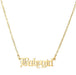 Wholesale stainless steel angel letter necklace JDC-NE-SS004 Necklaces 双硕 Wholesale Jewelry JoyasDeChina Joyas De China