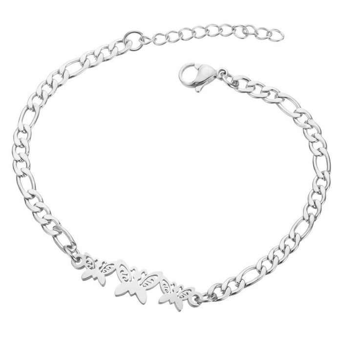 Bulk Jewelry Wholesale stainless steel butterfly bracelets JDC-ST-L030 Wholesale factory from China YIWU China