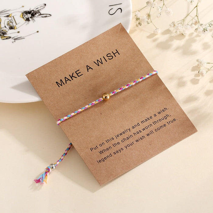 Wholesale Stainless Steel Cotton Cord Adjustable Bracelet JDC-BT-ZiR001 Bracelet 孜瑞 Wholesale Jewelry JoyasDeChina Joyas De China