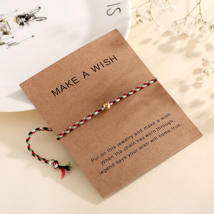 Wholesale Stainless Steel Cotton Cord Adjustable Bracelet JDC-BT-ZiR001 Bracelet 孜瑞 Wholesale Jewelry JoyasDeChina Joyas De China