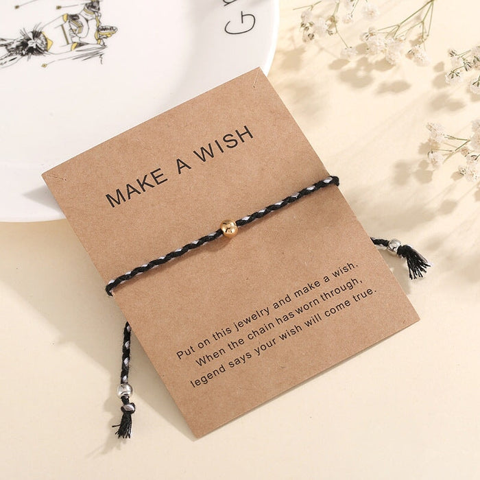 Wholesale Stainless Steel Cotton Cord Adjustable Bracelet JDC-BT-ZiR001 Bracelet 孜瑞 Stainless Steel Bead F6 Wholesale Jewelry JoyasDeChina Joyas De China