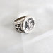 Wholesale Stainless Steel Cross Knight Rings JDC-RS-MRD042 Rings 美日德 white 7 Wholesale Jewelry JoyasDeChina Joyas De China