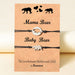 Wholesale stainless steel cutout black label Mother's Day card knit bracelet JDC-BT-LanT013 Bracelet 阆天 Wholesale Jewelry JoyasDeChina Joyas De China
