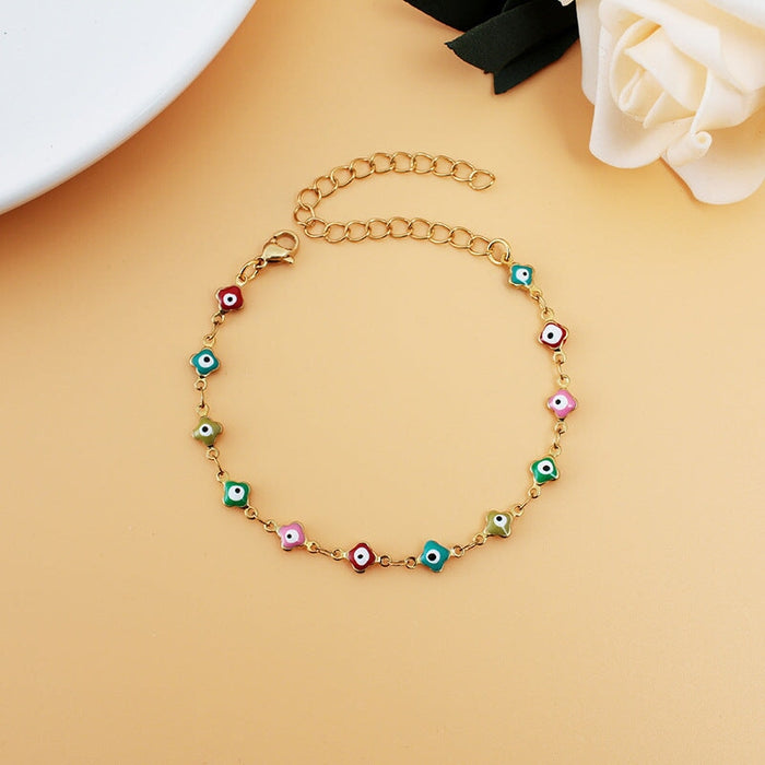 Wholesale Stainless Steel Devil's Eye Bracelet JDC-BT-ZiR003 Bracelet 孜瑞 Wholesale Jewelry JoyasDeChina Joyas De China