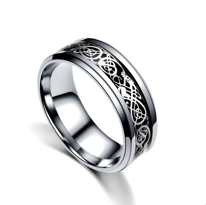 Wholesale stainless steel dragon ring JDC-RS-Dingc008 Rings 顶潮 Wholesale Jewelry JoyasDeChina Joyas De China